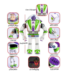 اکشن فیگور بازلایتر دیزنی Buzz Lightyear Toy_اسباب بازی